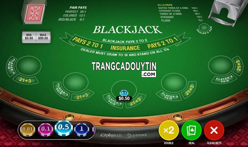 Blackjack – Game đánh bài trực tuyến uy tín